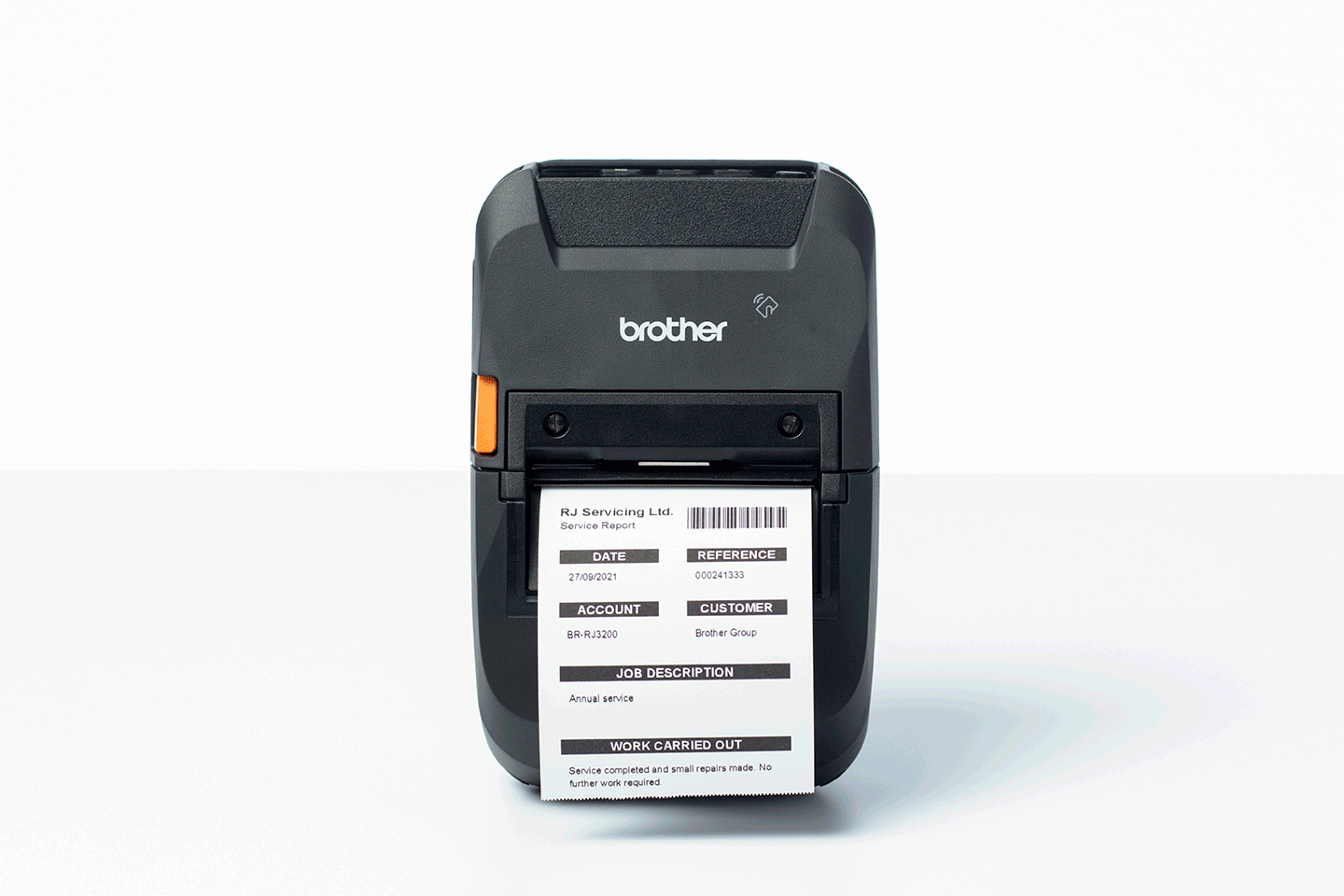 Brother RJ-3230BL robustni mobilni tiskalnik nalepk 6